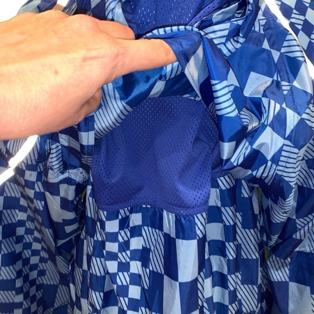 Sweaty Betty pack away jacket with hood blue size xl - Picture 2 of 6